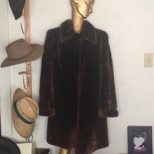 1940’s Faux Fur Vintage Coat